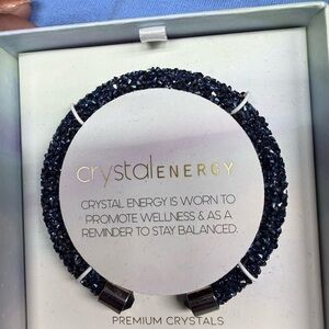 NEW Crystal Energy bracelet with Swarovski end caps